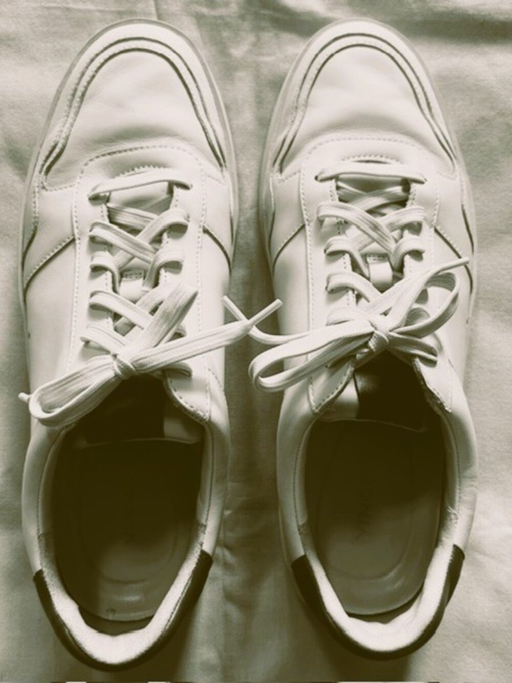 Vince Peyton Mens Sneakers sz 11.5 M Off White Grey Lace Up